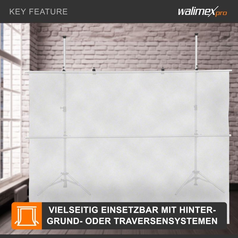 Walimex valonhajotinkangas 300x300 cm valkoinen