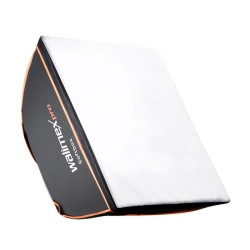 Walimex pro Softbox Orange Line 40x40 cm 360 käännettävä diffuusorit kuljetuslaukku K sarjan adapterit