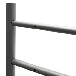 Postilaatikkojalka, antrasiitti, 1200 x 500 mm, sinkitty teräs