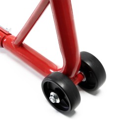 Moottoripyörän etunostin 230 290 mm 450 kg teräs punainen