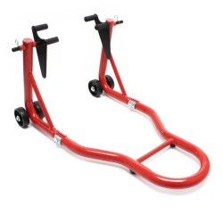 Moottoripyörän etunostin 230–290 mm, 450 kg, teräs, punainen