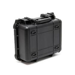 Vedenpitävä suojalaukku 35 x 29,5 x 15 cm, musta, paineen tasausventtiili ja muokattavat vaahtomuovimatot