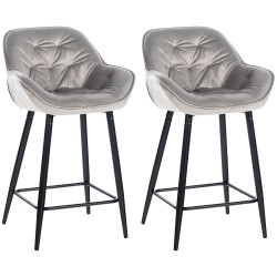 Kaksi modernia ja mukavaa Gibson-baarijakkaraa verhoiluvaihtoehdoilla