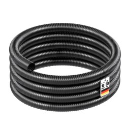 PVC-spiraaliletku 38 mm 10 m musta, kasteluun ja lampiin