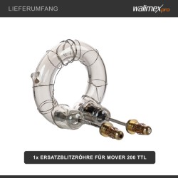 Walimex pro varasalama Mover 200 TTL -studiovalamalle, 200 W, 5400–5800 K