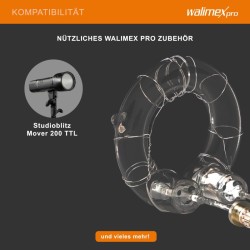 Walimex pro varasalama Mover 200 TTL -studiovalamalle, 200 W, 5400–5800 K