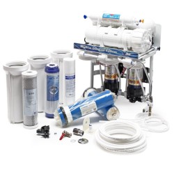 Naturewater NW-RO400-E2 käänteisosmoosijärjestelmä 1500 l/vrk, 5-vaiheinen juomaveden suodatin, booster-pumppu