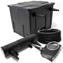Lampisuodatinsetti SunSun CBF-350 12000 l, NEO-10000 SuperECO pumppu 10000 l/h, CUV-236 UVC 36 W, letku 25 m
