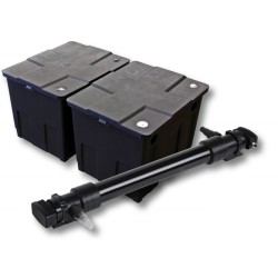 SunSun Lampisuodatinsetti CBF-350B läpivirtaussuodatin 60 000 l ja CUV-672 UV-C-puhdistin 72 W