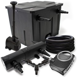 SunSun Lampisetti CBF 350 suodatin CTF 8000 pumppu 8000 l h CUV 218 kirkastin HJ 943 pumppu 25 m letku