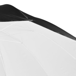 Walimex pro heijastinvarjo 150 cm, musta/valkoinen, muoto- ja tuotekuvaukseen