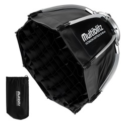 Multiblitz Octagon-softbox 40 cm Mini Bowens -adapterilla, kenno ja diffuusori