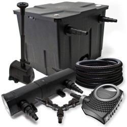 SunSun Lampisetti CBF 350 suodatin 12000 l CTF 8000 pumppu 8000 l h CUV 224 UVC puhdistin 24 W 25 m letku