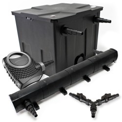 SunSun lampisuodatinsetti CBF 350 jopa 12000 l CTF 8000 pumppu 8000 l h CUV 272 UV selkeytin 72 W Y jakaja