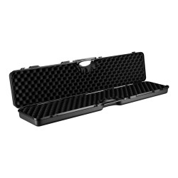 Pitkän aseen salkku 123 5 x 26 5 x 11 cm musta polypropeeni vaahtomuovivuorella