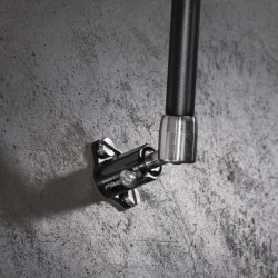 Walimex pro nivelvarren kiertosuoja 25 x 40 x 25 mm, musta alumiini, kamerakehikkoihin