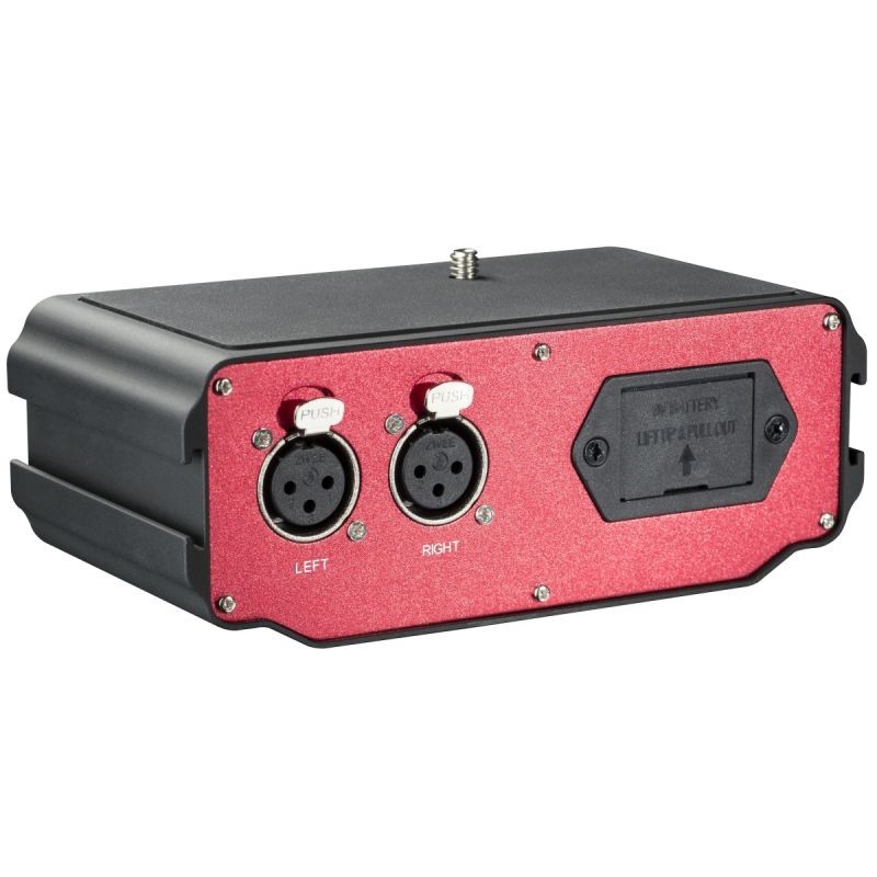 Walimex pro Audioadapter 107 2-kanavainen XLR-audioadapteri, esivahvistin, phantom-syöttö ja kuulokeliitäntä