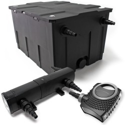 Lampisuodatinsetti CBF-550 biosuodatin 60 000 l, NEO-10000 pumppu 10 000 l/h, CUV-218 UVC-selkeytin 18 W