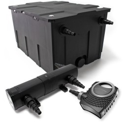 SunSun lampisuodatinsetti CBF 550 suodatin 60 000 l NEO 10000 pumppu 10 000 l h CUV 224 UVC selkeytin 24 W