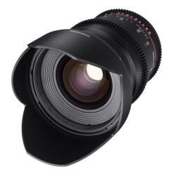 Samyang 24 mm f/1.5 Video DSLR II laajakulmaobjektiivi Canon EF, manuaalinen tarkennus, musta