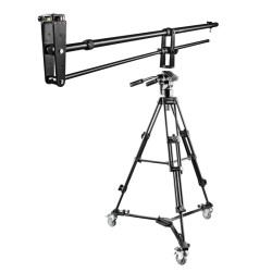 Walimex pro Director Pro II kameranosturipaketti EI 9901 videojalka ja WT 600 jalustavaunu