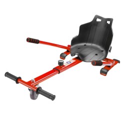 Säädettävä istuinkartti hoverboardille punainen ergonominen istuin max 120 kg