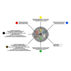 XPOtool Peräkärryvalosarja 2 kpl takavaloa ja 5 m 7-napainen kaapeli T.1