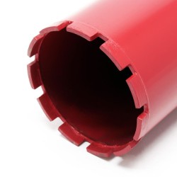 Timanttiporakruunu 120 mm 1 ¼ UNC 400 mm, sinterimetalli, märkä- ja kuivaporaukseen