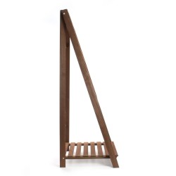 Toboli puinen A-teline liitutaululla ja hyllyllä, ruskea, 42 x 112 cm