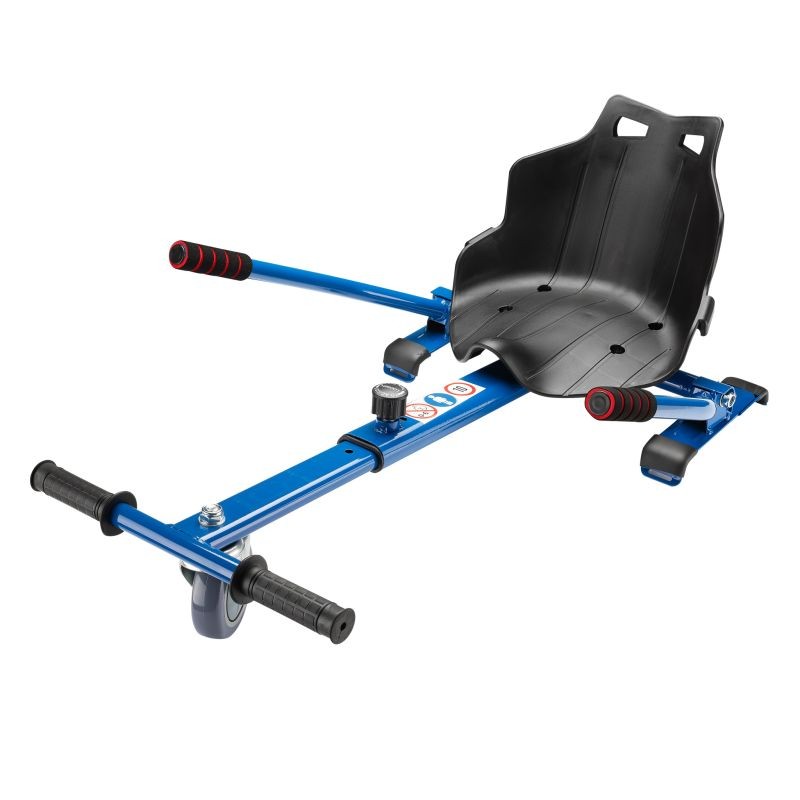 Säädettävä hoverboard-istuin, sininen, max 120 kg