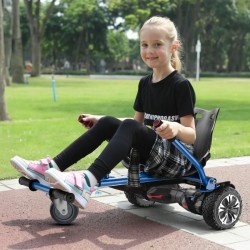 Säädettävä hoverboard-istuin, sininen, max 120 kg
