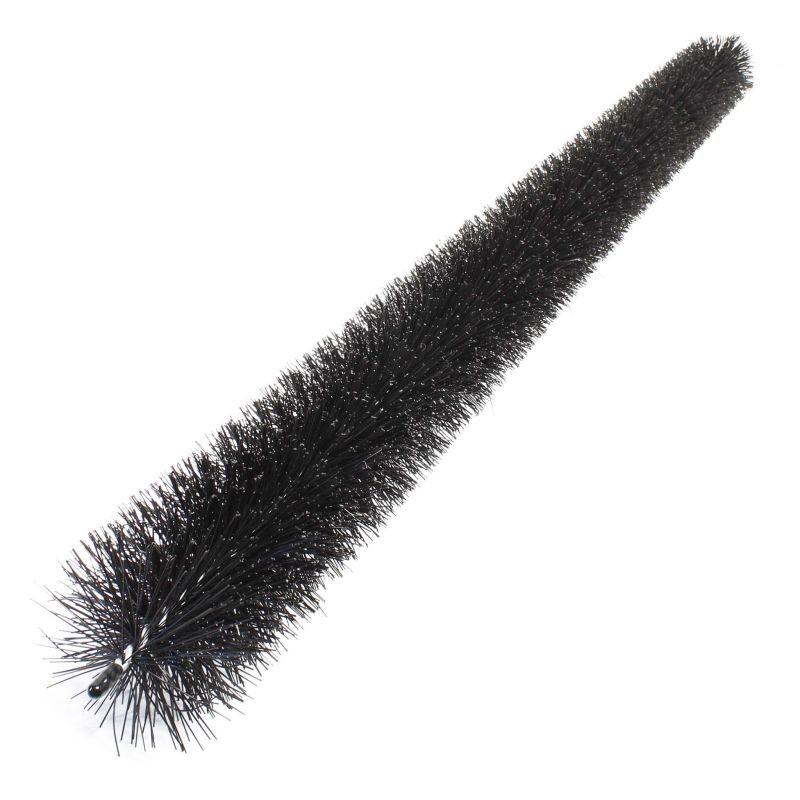 Aurinkopaneelien ja räystäskourujen pesintäsuojaharja, 10 kpl, 120 cm, Ø 12 cm, musta