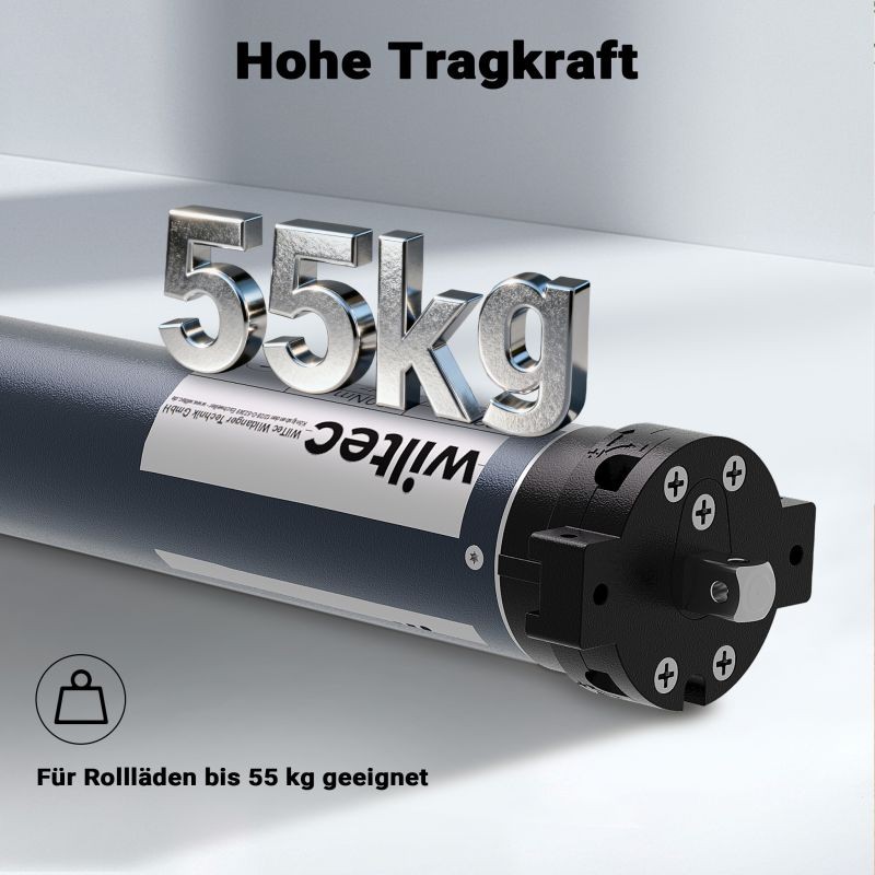 Rullasuojamoottori 204 W 30 Nm SW60 IP44, sininen