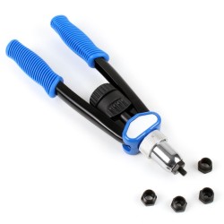 Kierrepoponivittimisarja M5-M12, 5 vaihtopäätä, 150 kpl kierrepoponia, 328 mm