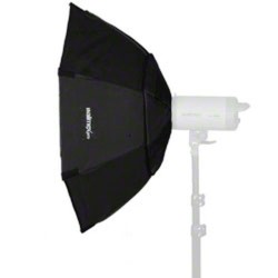 Walimex pro Octagon Softbox PLUS 90 cm muoto- ja ihmiskuvaukseen, diffuusorit, kenno-grid ja kuljetuslaukku