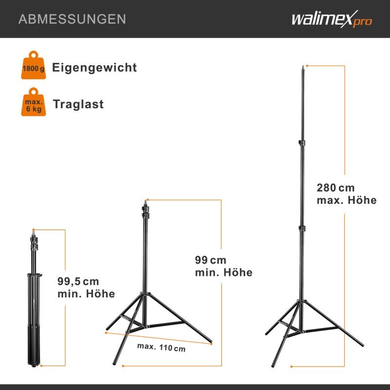Walimex pro AIR 280 FW-806 valojalka 280 cm