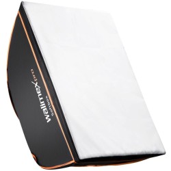 Walimex pro Softbox Orange Line 80 x 120 cm, 360° kääntyvä valonmuokkaaja valokuvaukseen ja videotuotantoon