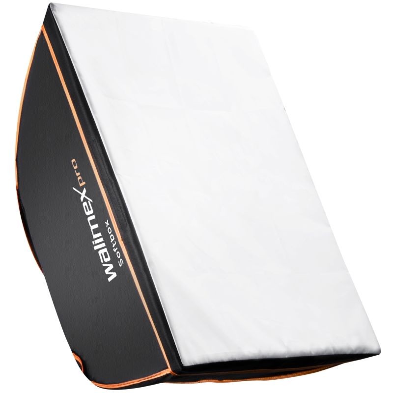 Walimex pro Softbox Orange Line 80 x 120 cm, 360° kääntyvä valonmuokkaaja valokuvaukseen ja videotuotantoon