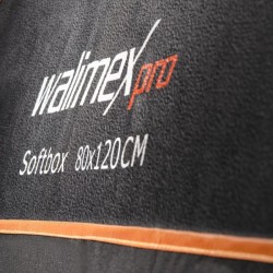 Walimex pro Softbox Orange Line 80 x 120 cm, 360° kääntyvä valonmuokkaaja valokuvaukseen ja videotuotantoon