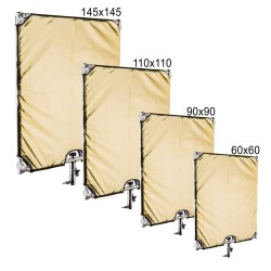 Walimex pro 5in1-diffuusori- ja heijastinpaneeli 60x60 cm ja teleskooppijalka, 21957