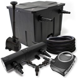 SunSun Lampisetti CBF 350 suodatin 12000 l CTF 8000 pumppu 8000 l h CUV 236 kirkastin 36 W 25 m letku HJ 943 pumppu