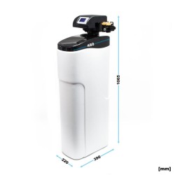 SOFT-D Täisautomaattinen vedenpehmentin, 1000 l/h, 30 kg suolasäiliö