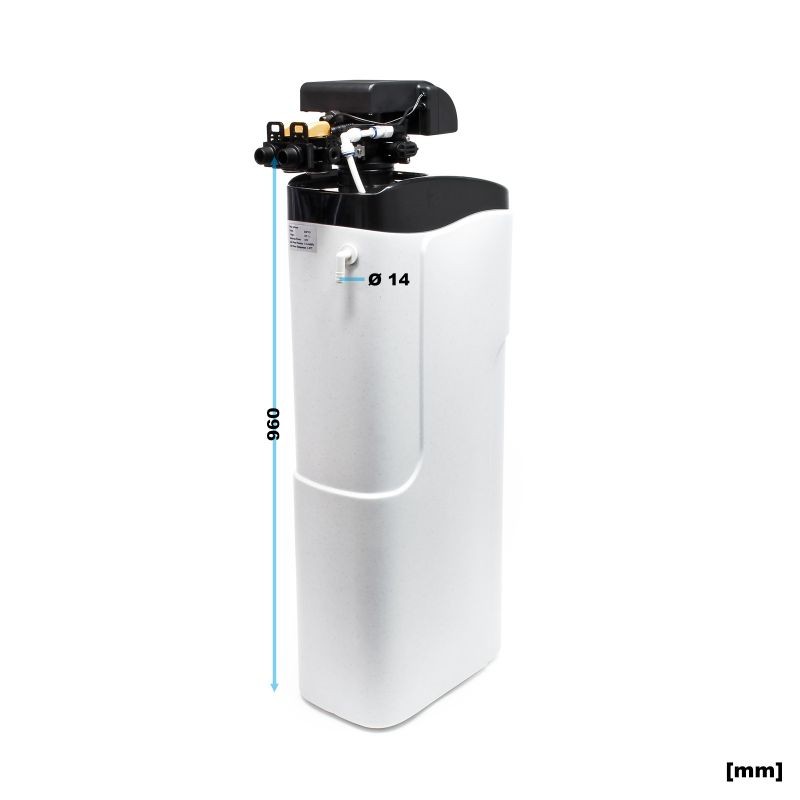 SOFT-D Täisautomaattinen vedenpehmentin, 1000 l/h, 30 kg suolasäiliö