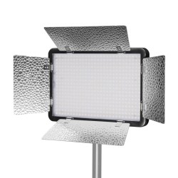 Walimex pro LED 500 Versalight Bi Color LED-paneelivalaisinsetti, 2 kpl, 2x jalusta 260 cm, 4x akku, 32 W