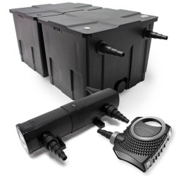 Lampisuodatinsetti CBF-350B 60000 l, NEO-10000 SuperECO-pumppu 10000 l/h, CUV-224 UVC-selkeytin 24 W