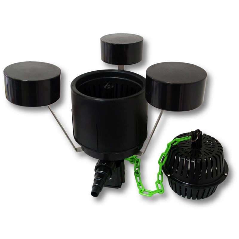 SunSun Lampisuodatinsetti CBF-350 12000 l, CTF-3800, CUV-218 UVC-selvityin, CSP-250 skimmer, HJ-943 suihkulähde