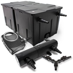 SunSun lampisuodatinsetti CBF 350B 60000 l CTF 8000 pumppu 8000 l h CUV 224 UVC puhdistin 24 W Y jakaja