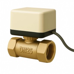 2 tievyöhykeventtiili DN25 33 7 mm 230 V palloventtiili ja ohjauslaite