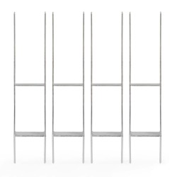 XPOtool H tolppajaljat 91 x 600 mm kuumasinkitty hiiliteräs 4 kpl