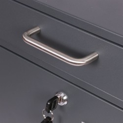 Postilaatikko V51 antrasiitti RAL7016, sinkitty teräs, 285 x 120 x 400 mm, lukittava